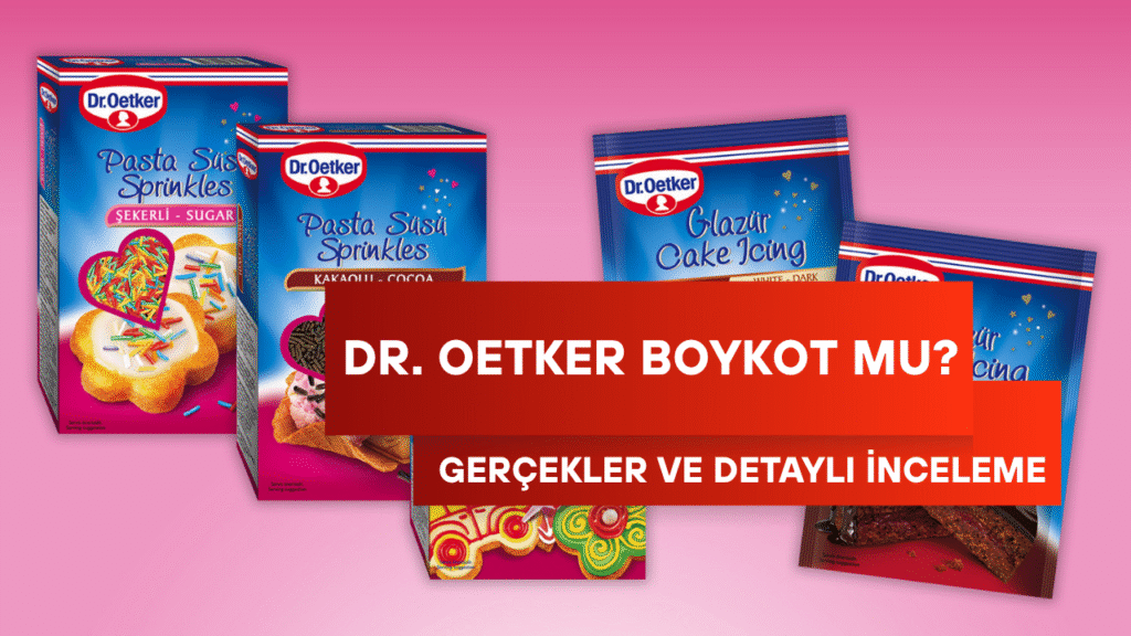 Dr. Oetker Boykot Mu?