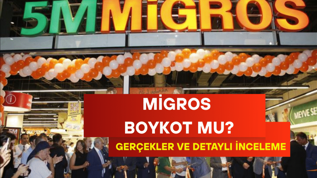 Migros İsrail Malı mı? Migros Boykot Mu?