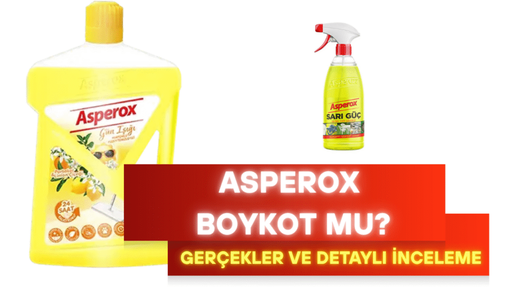 Asperox Boykot Mu? Asperox İsrail Malı Mı?